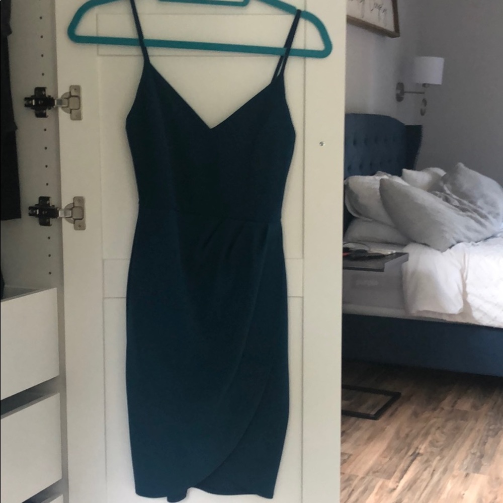 TEAL LULUS DRESS